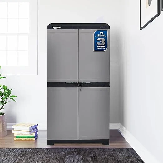 Nilkamal Freedom Big FMM Plastic Cabinet | 3-Year Warranty | 4-Shelf Storage Cup