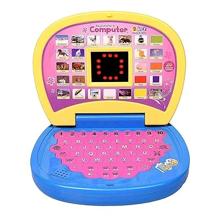 Gooyo 2011A Battery Operated Educational Learning Laptop Toy with LED Display an