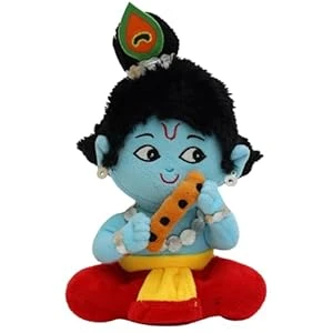 Panda's Box Mantra Chanting Baby Krishna (Small - 23 CM) | Musical Soft Plush To