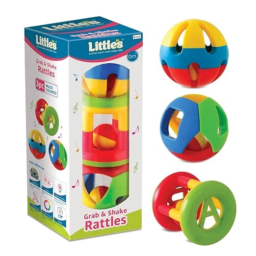 Little's Grab & Shake Rattles | Educational & Developmental Toys for Kids | Ratt