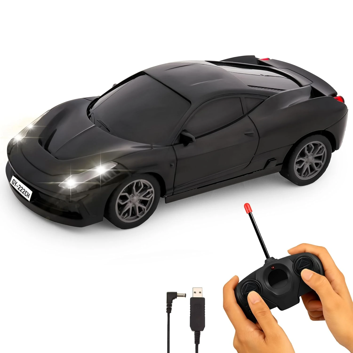 Gooyo GY-222CH Rechargeable Remote Control Car Toy | High Speed Racing Toy Car f
