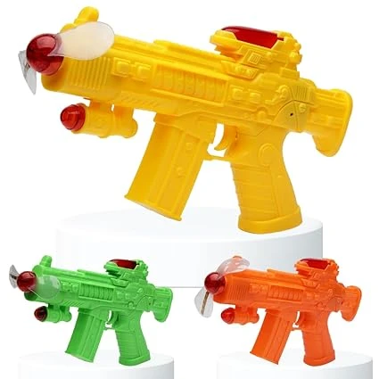 Gooyo GY688-A5 Battery Operated Space Gun Toy with Rotatable LED Fan | Dynamic M
