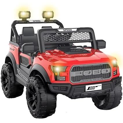 Storio Premium Rechargeable Baby Battery-Powered Electric Car Jeep for Kids Elec