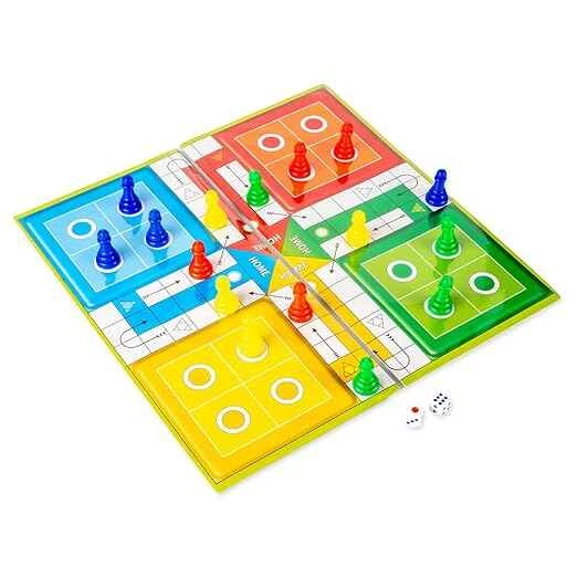 RATNA'S Classic Strategy Game Little Snakes and Ladders with Ludo 2 In 1 for You