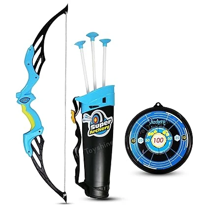 Toyshine Bow & Arrow Archery Set Outdoor Hunting Adventure Game with Safe 3 Suct