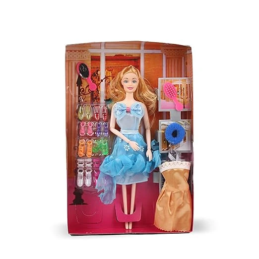 Fashion Girl Doll/Doll Toy for Kids/Doll for Girls with Accessories (Multicolour