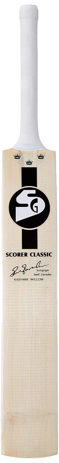 SG Scorer Classic Cricket Bat for Mens and Boys (Beige, Size -5) | Material: Kas