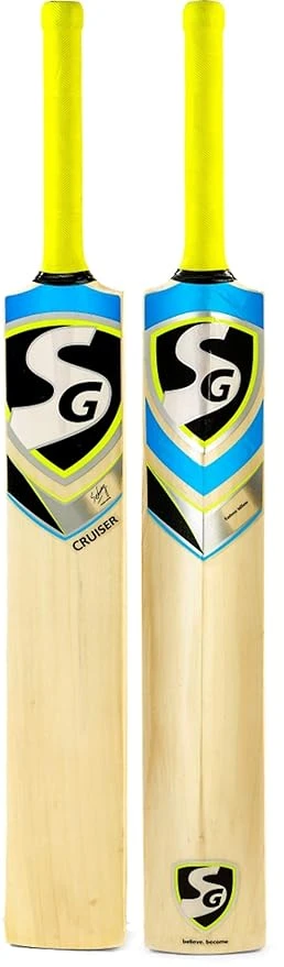 SG Cruiser Kashmir Willow Cricket Bat ( Size: Short Handle,Leather Ball )