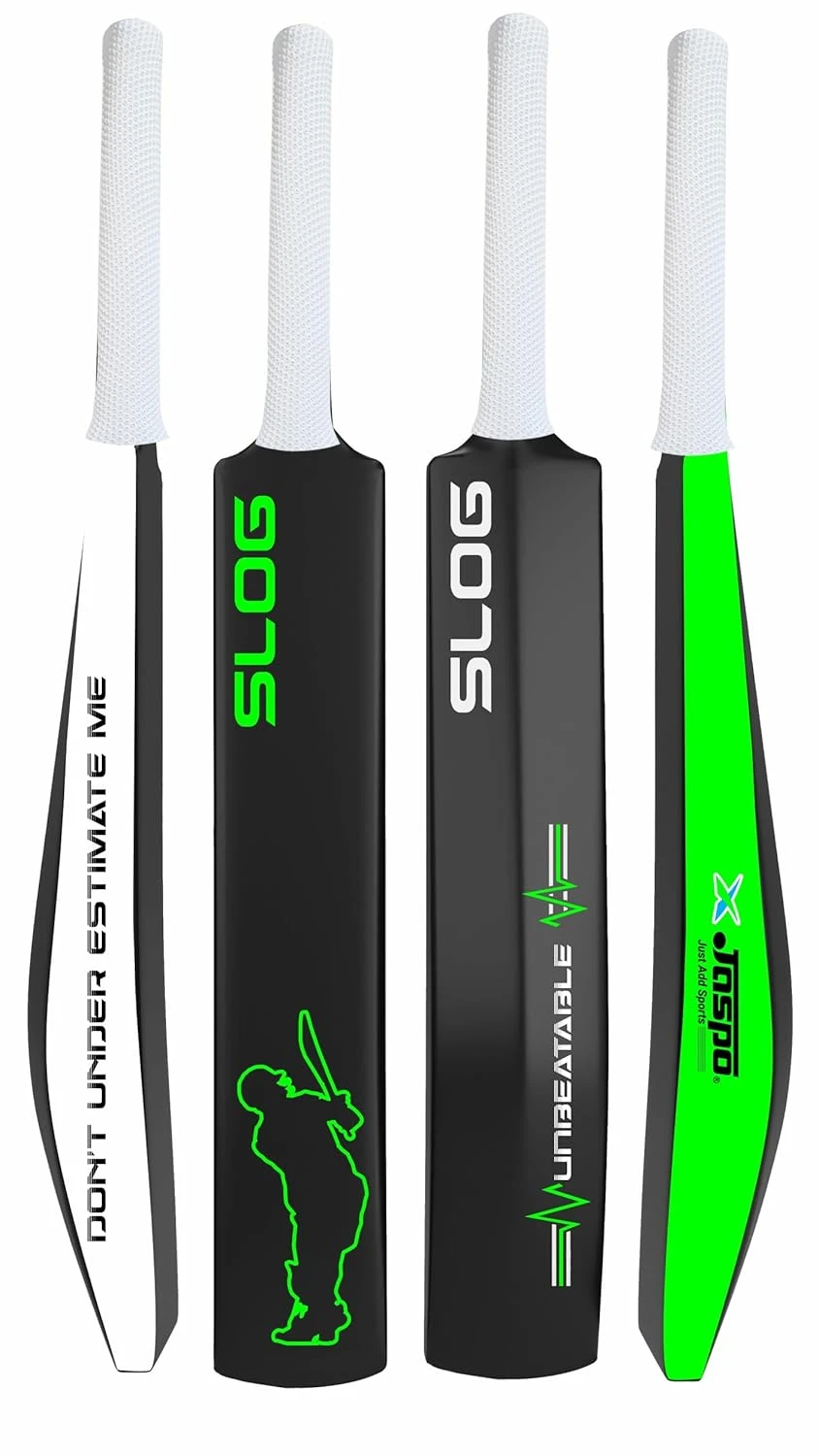 Jaspo Slog Plastic Tennis Cricket Bat Full Size Bat (34 X 4.5 Inch) for All Age 