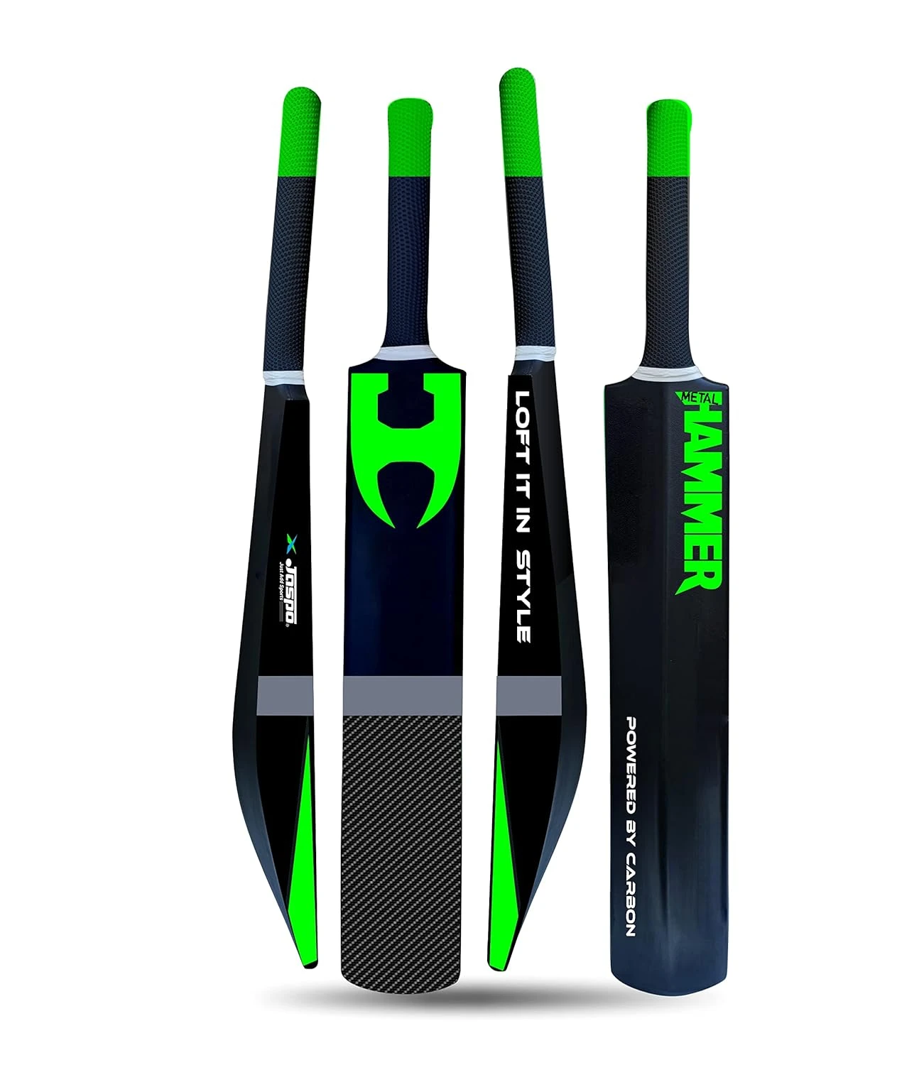 Jaspo Plastic Cricket Full Size Bat (34 X 4.5 Inch) for All Age Groups (Hammer B