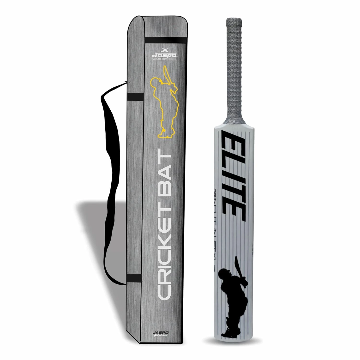 Jaspo Slog Elite Plastic Tennis Cricket Bat, Hybrid Pu Filled Plastic Cricket Ba