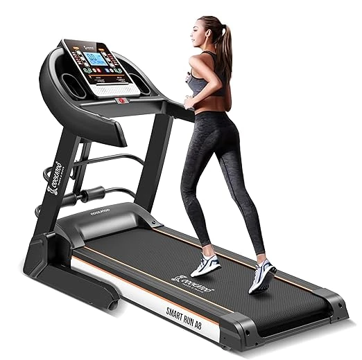 Cockatoo SmartRun A8 6HP Peak Auto Incline Treadmill for Home Foldable with Mass