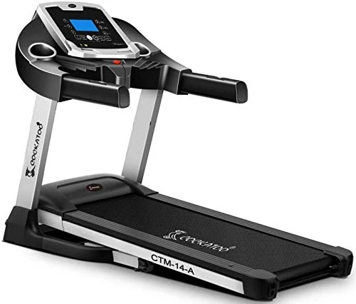 Cockatoo CTM14A 2.5HP (5HP Peak) DC Motorized Treadmill for Home with Auto Incli