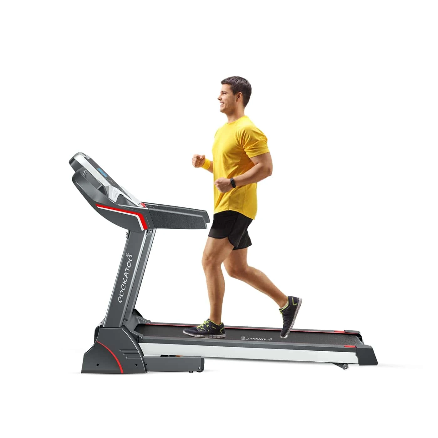 Cockatoo Treadmill AeroStride (3 HP- 6 HP Peak) DC Motorized Treadmill for Home,