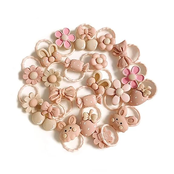 Shining Diva Fashion 20 pcs Combo Elastic Hair Bands Ties Accessories for Kids B