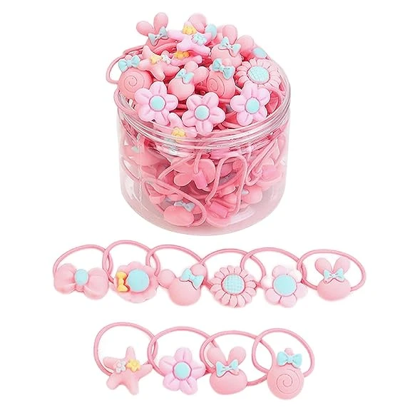 Shining Diva Fashion 20 pcs Combo Elastic Hair Bands Ties Accessories for Kids B