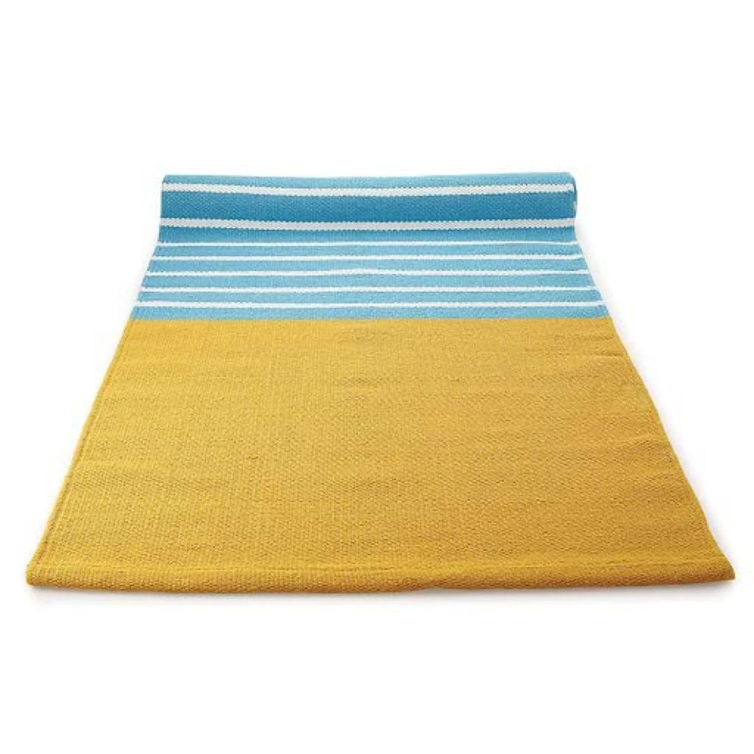 STRAUSS: Cotton Yoga Mat For Women and Men | Exercise mat for home workout, 100%