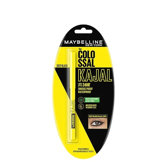 Maybelline New York Colossal Kajal, Intense Colour, Waterproof, Long lasting 24H