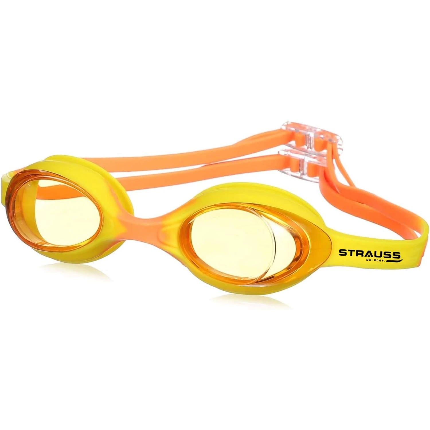 Orange+Yellow Swimming Goggles