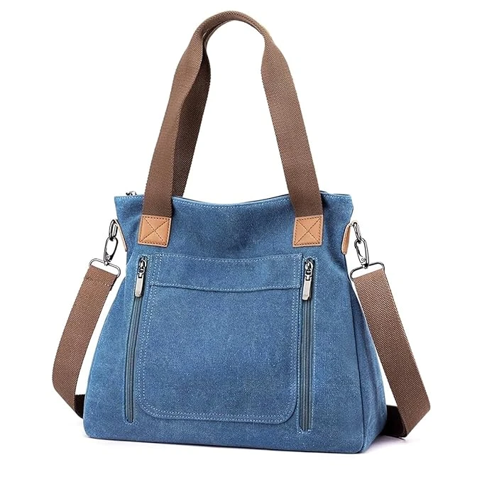 PALAY® Hand Bag for Women Canvas Tote Bag Large Capacity Shoulder Bags for Women