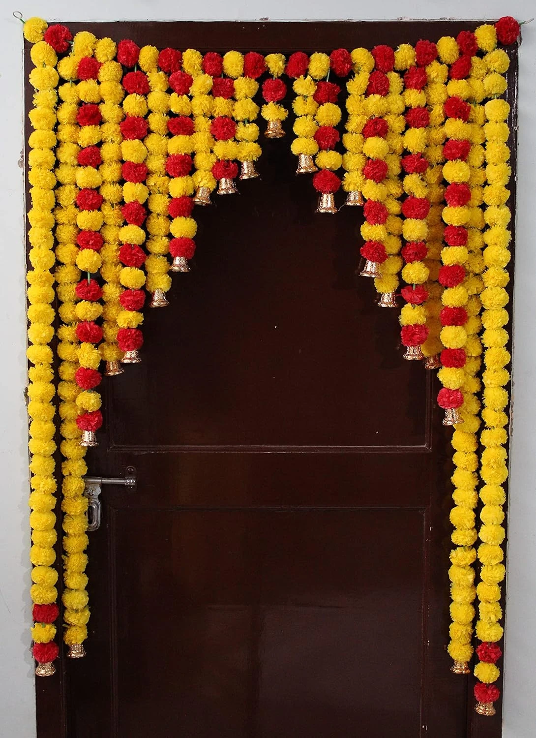 JH Gallery Artificial Marigold Garlands Flowers Door Toran Door Hanging for Diwa