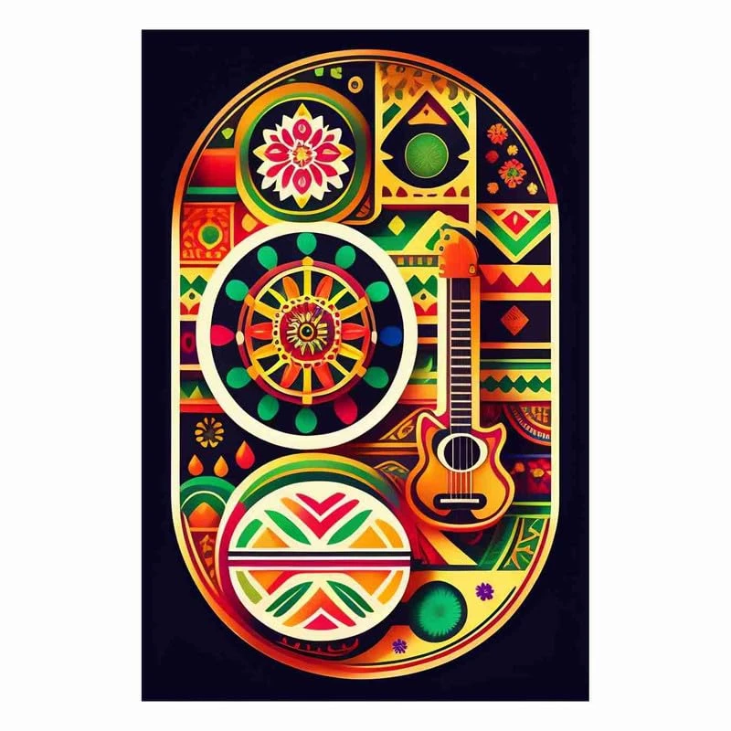 SAF paintings kerela Traditional Festival Onam Wall Poster For Home decoration O