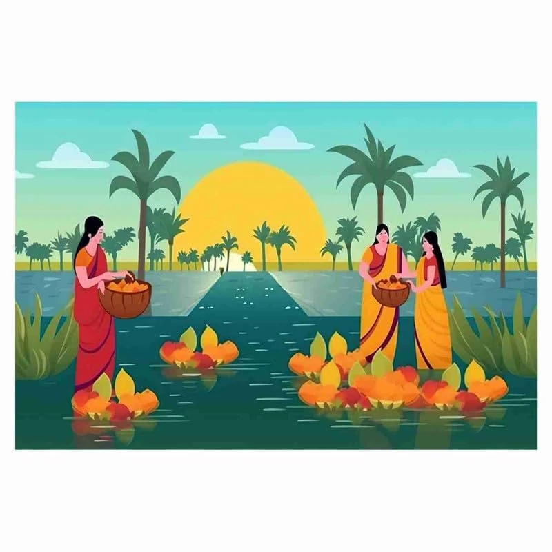 SAF paintings kerela Traditional Festival Onam Wall Poster For Home decoration O