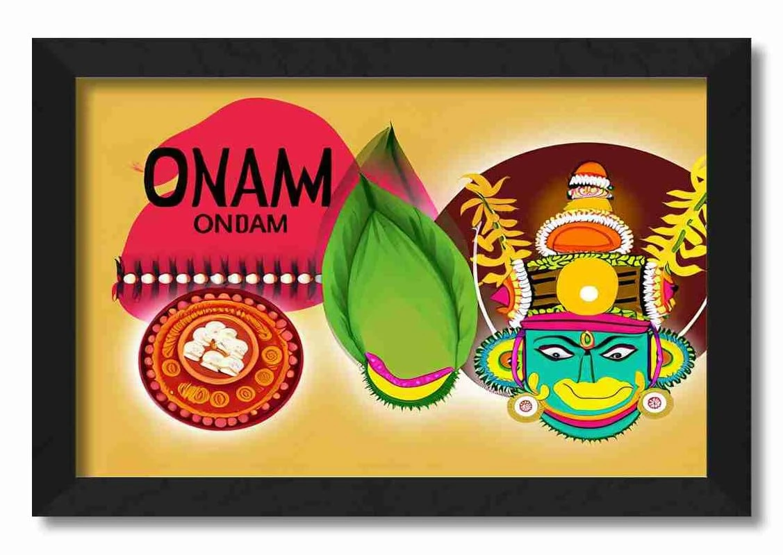 SAF paintings kerela Onam Festival traditional Wall décor painting for wall déco