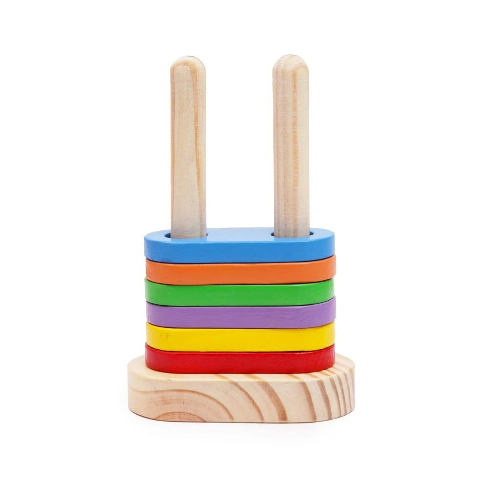 Opa Toys Wooden Magnetic Floating Stacker | Montessori Building Block Toy Set fo