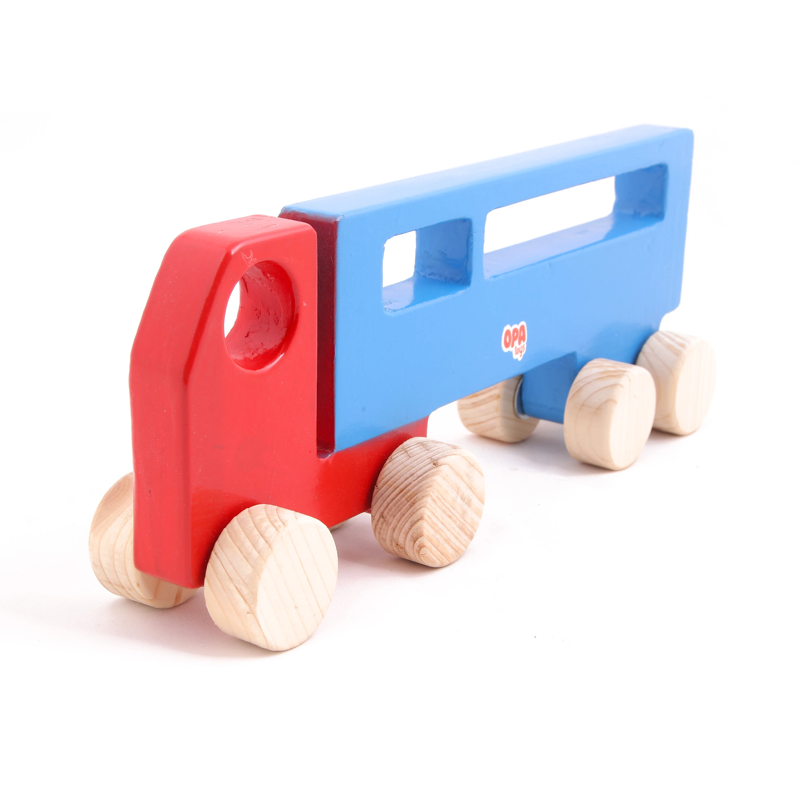 Opa Toys Wooden Push Toy Truck for Kids – Eco-Friendly Educational Wooden Toy