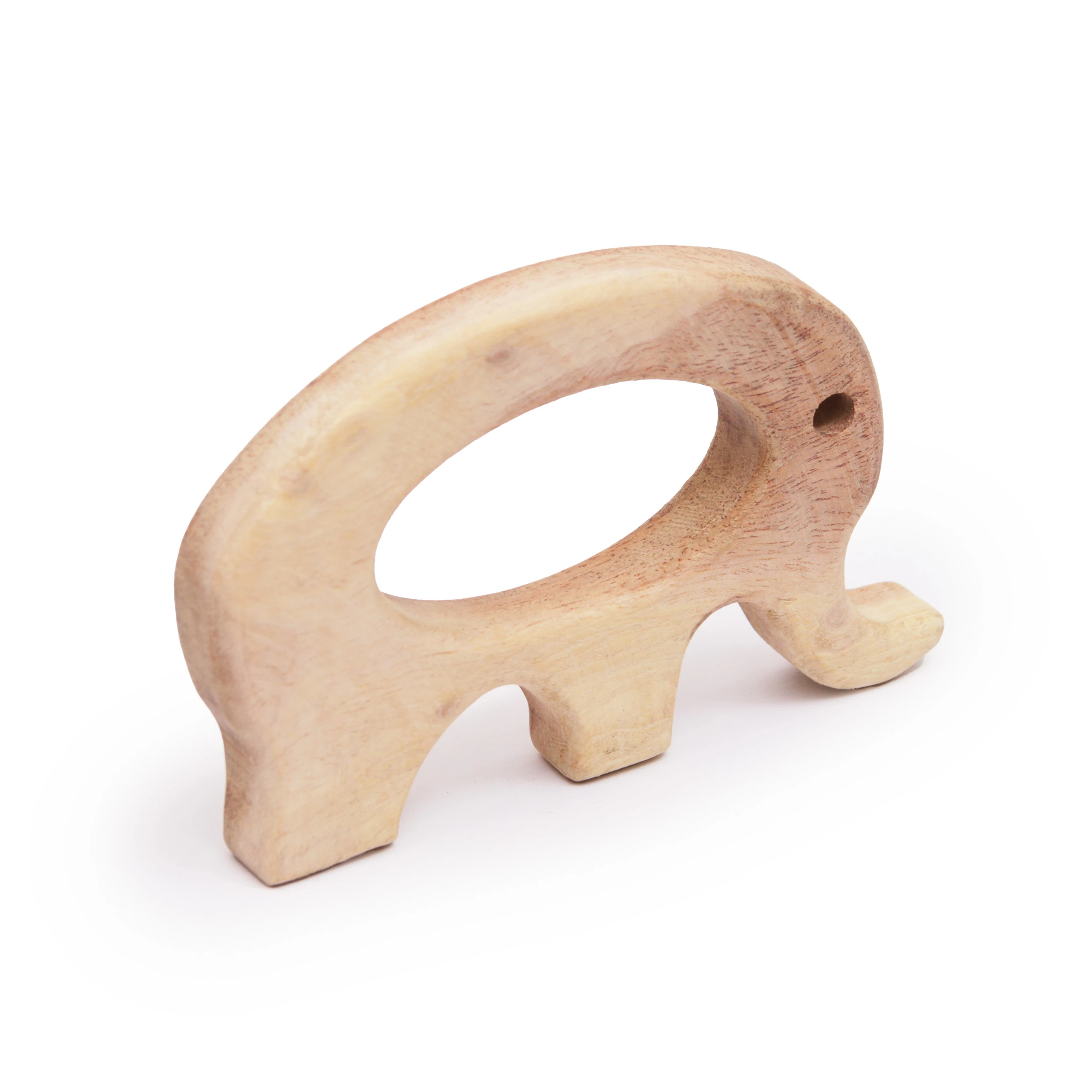Opa Toys Wooden Elephant Neem Teether for Babies – 1 Piece