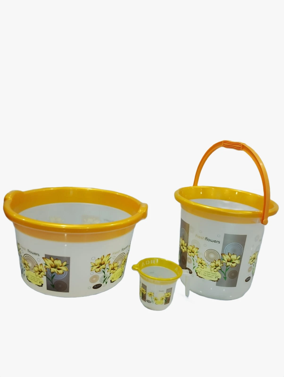 Daisy - Big Tub & 20 L bucket & 1 L mug - Gold