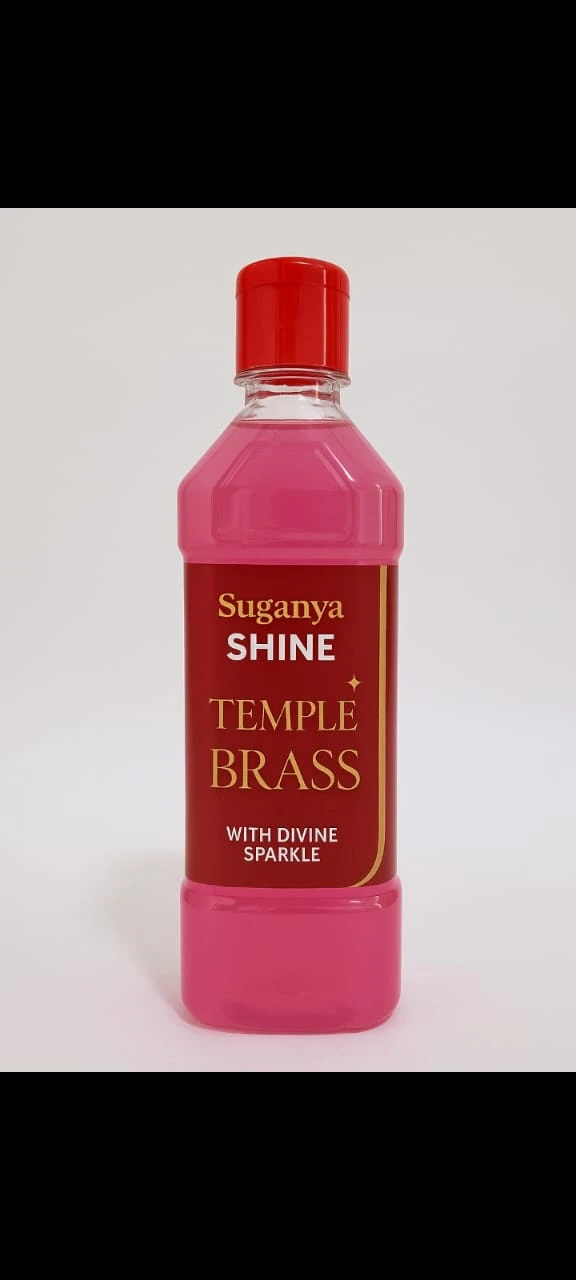 Temple Brass Cleaner| Cleaning Liquid for Copper, Brass & God Idols Dish Cleanin