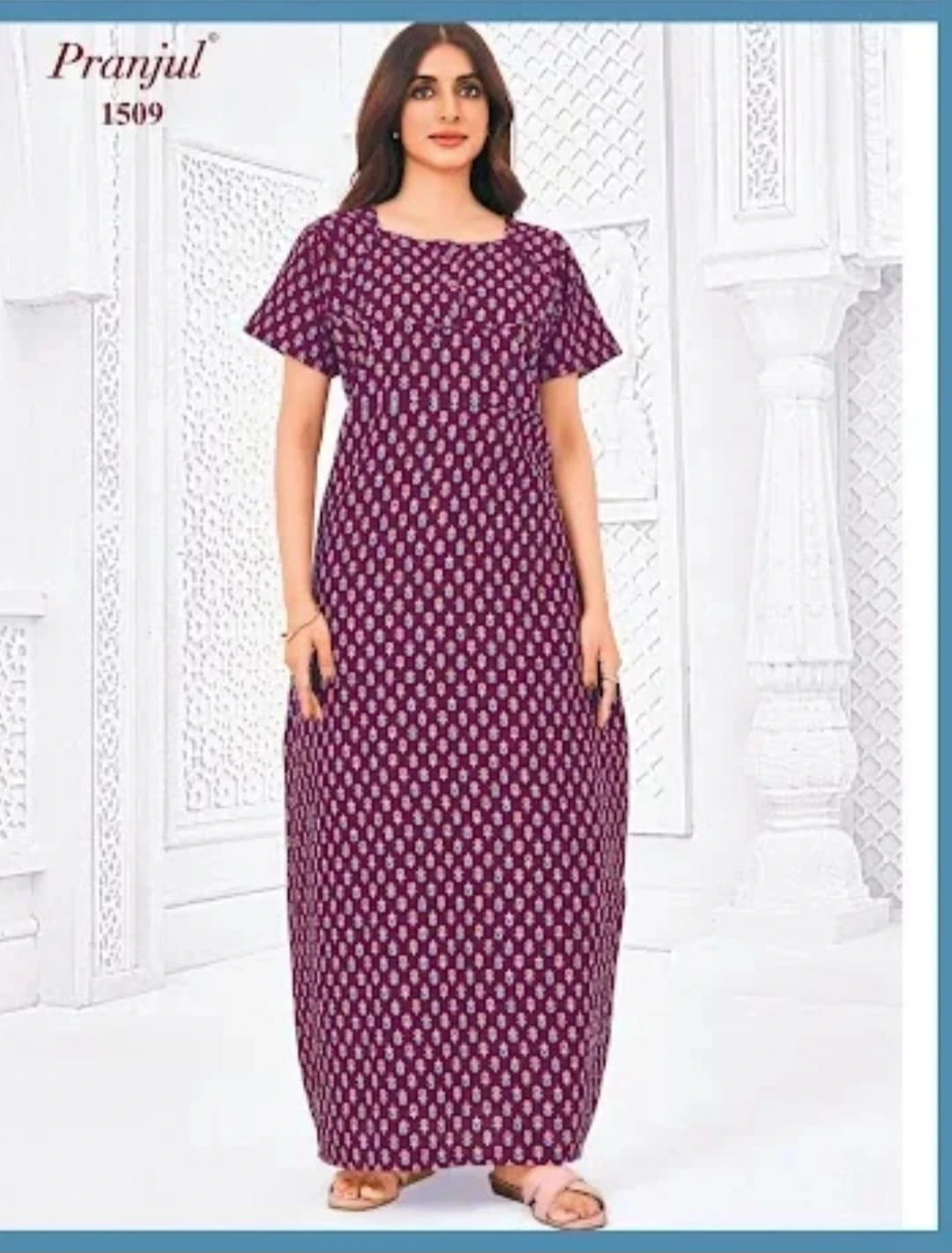 Pranjul Cotton Nighty for Women