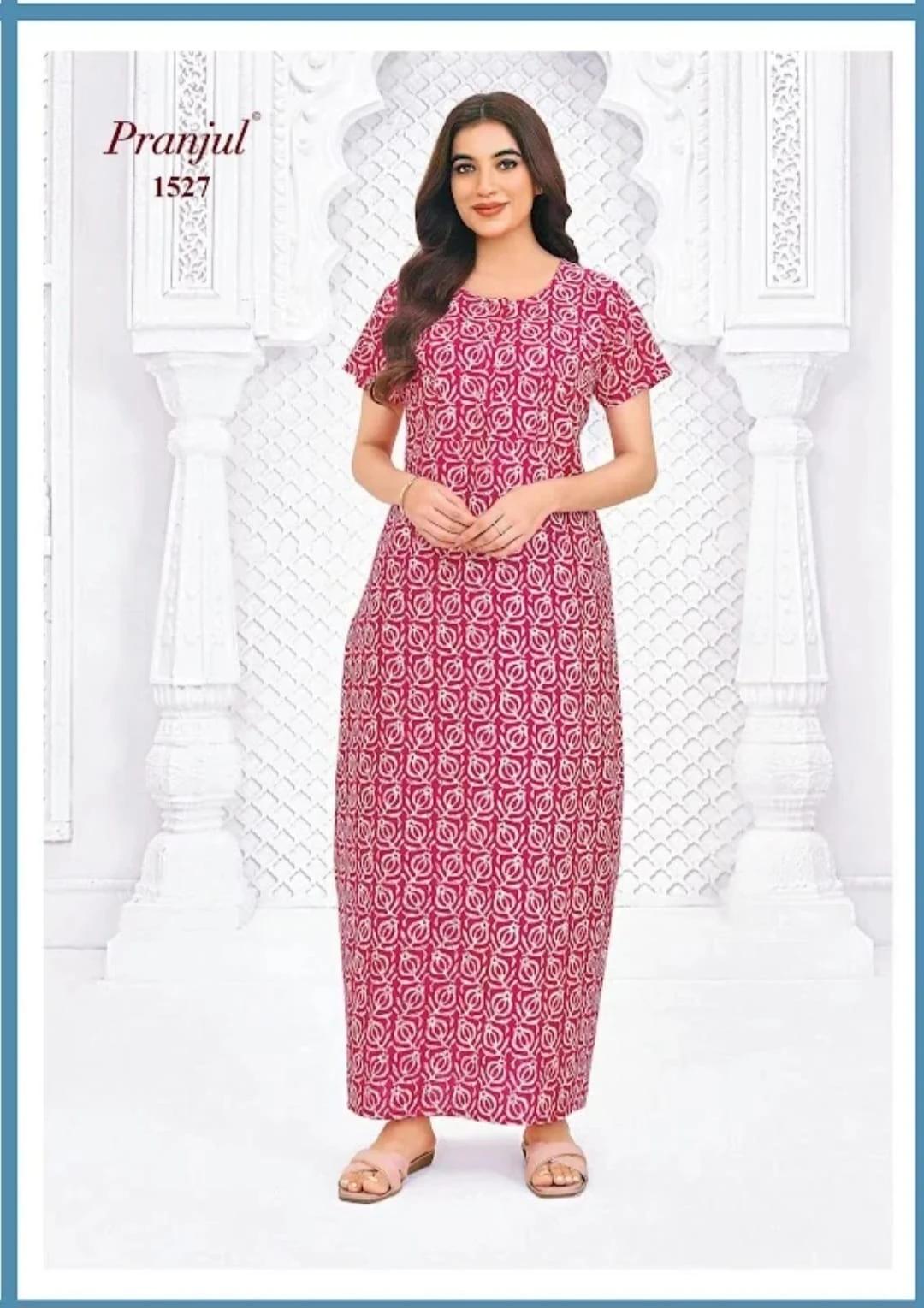 Pranjul Cotton Nighty for Women